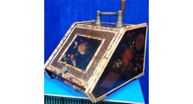 ANTİKA İNGİLİZ ODUN TAŞIMA KUTUSU