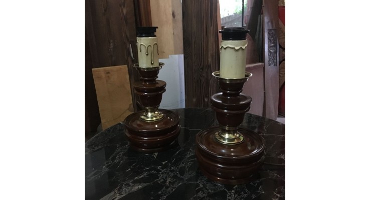 VINTAGE ABAJURLAR(2 ADET, ITALYAN, SAĞLAM)