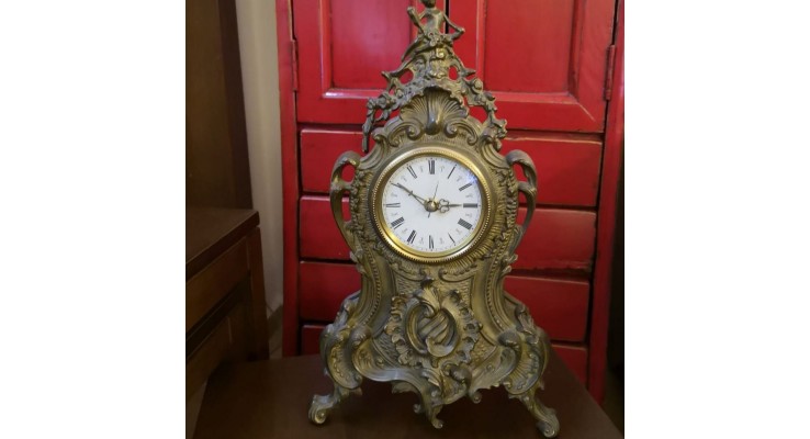 Pirinç Şömine Saati